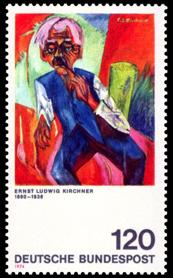 DBP 1974 823 Ernst Ludwig Kirchner, Alter Bauer