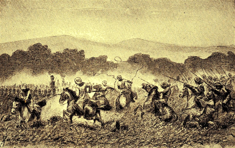 De aanval der Bonische ruiterij