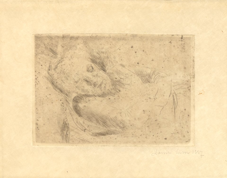 De slaapster, James Ensor, Mu.ZEE Oostende, SM001566