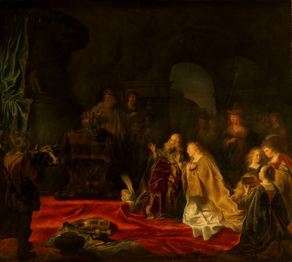 De afgoderij van koning Salomo Rijksmuseum SK-A-2220