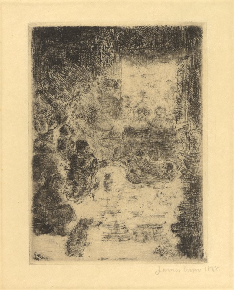 De aanbidding der herders, James Ensor, Mu.ZEE Oostende, SM001660