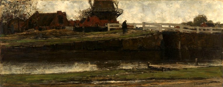 De afgesneden molen Rijksmuseum SK-A-2458