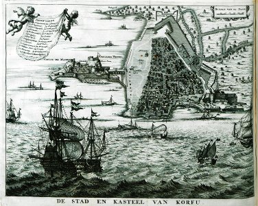 De Stad en Kasteel van Korfu - Dapper Olfert - 1688