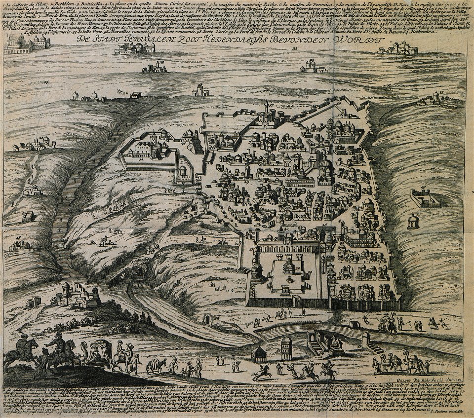 De Stadt Jerusalem - Peeters Jacob - 1690