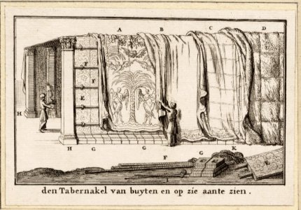 De tabernakel van buyten en op zie aan te zien, objectnr A 19814