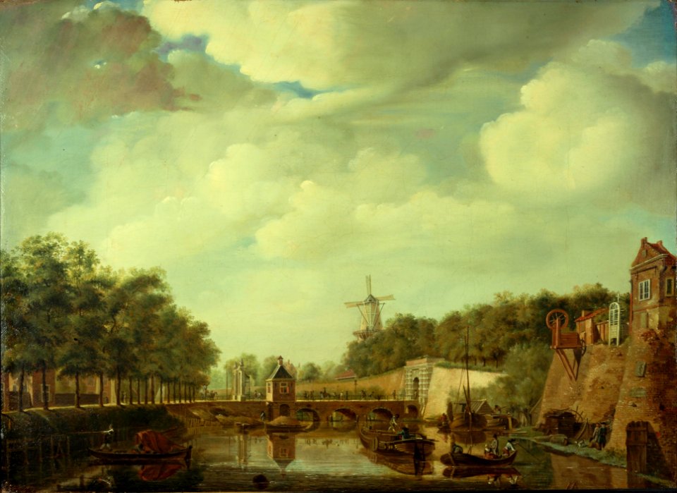 De Tolsteegpoort met omgeving te Utrecht Centraal Museum 2502