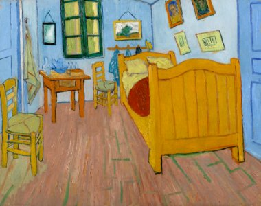 De slaapkamer - s0047V1962 - Van Gogh Museum. Free illustration for personal and commercial use.