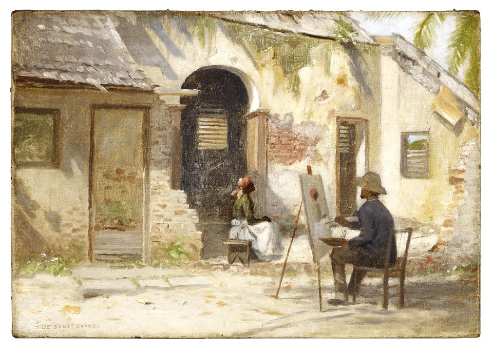 De Scott Evans - Scene on the Island of Jamaica - 58.32 - Indianapolis Museum of Art