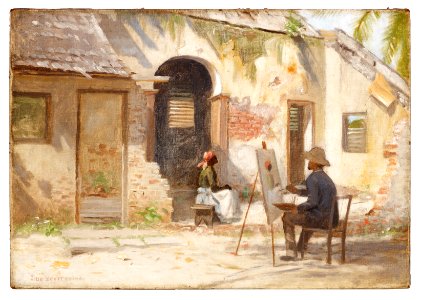 De Scott Evans - Scene on the Island of Jamaica - 58.32 - Indianapolis Museum of Art