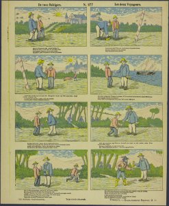 De twee reizigers-Catchpenny print-PRENT 0096