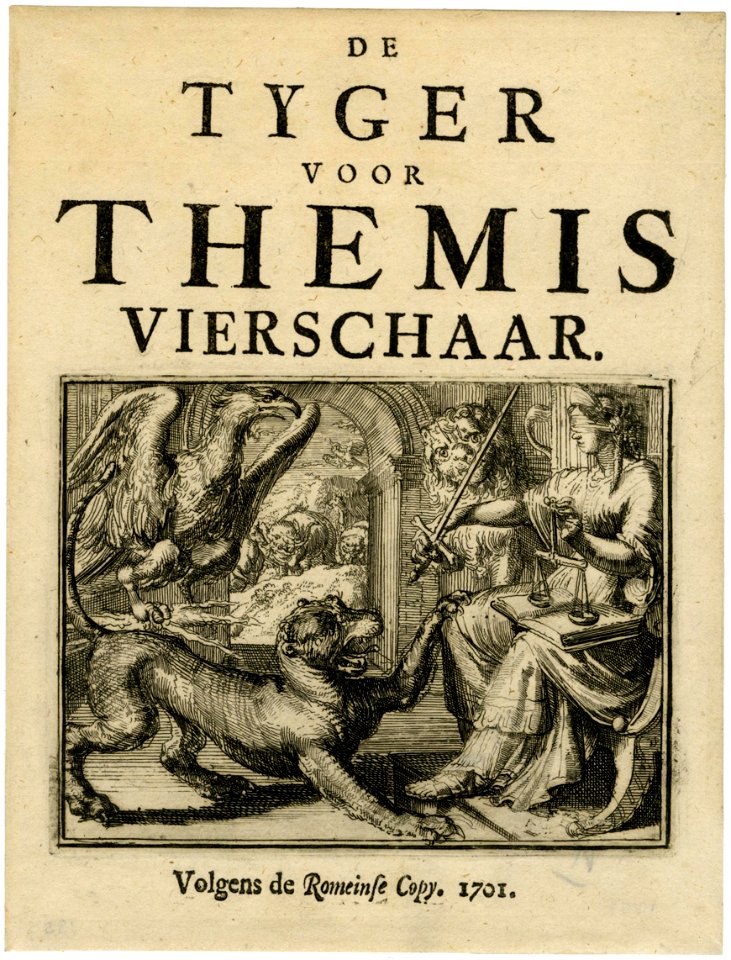 De Tyger voor Themis Vierschaar (The Tiger before the Tribunal of Themis) (BM 1854,0513.522.13)