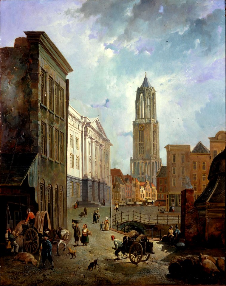 De Stadhuisbrug te Utrecht Centraal Museum 2543