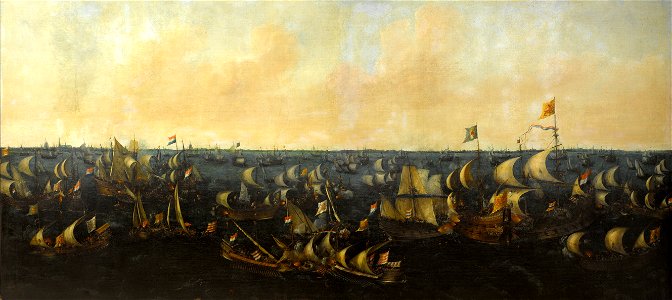 De slag op de Zuiderzee, 6 oktober 1573 Rijksmuseum SK-A-603