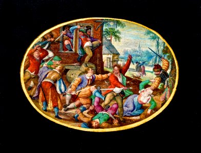 De Spaanse Furie Hans Bol 1590, 8,5 x 11,5 cm (Hof van Busleyden)