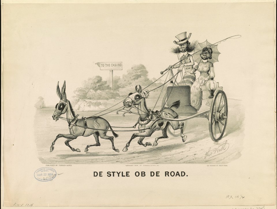 De style ob de road - Thos. Worth. LCCN2001706457
