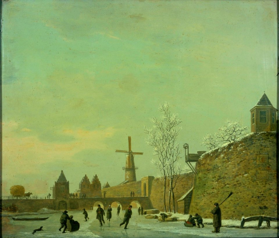 De Tolsteegpoort en omgeving te Utrecht Centraal Museum 2332