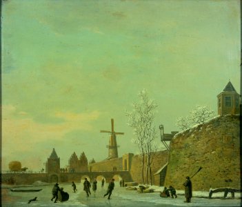 De Tolsteegpoort en omgeving te Utrecht Centraal Museum 2332