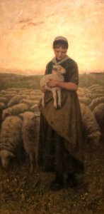 De terugkeer van de kudde2 ca 1865 door David Adolph Constant Artz (1837-1890)