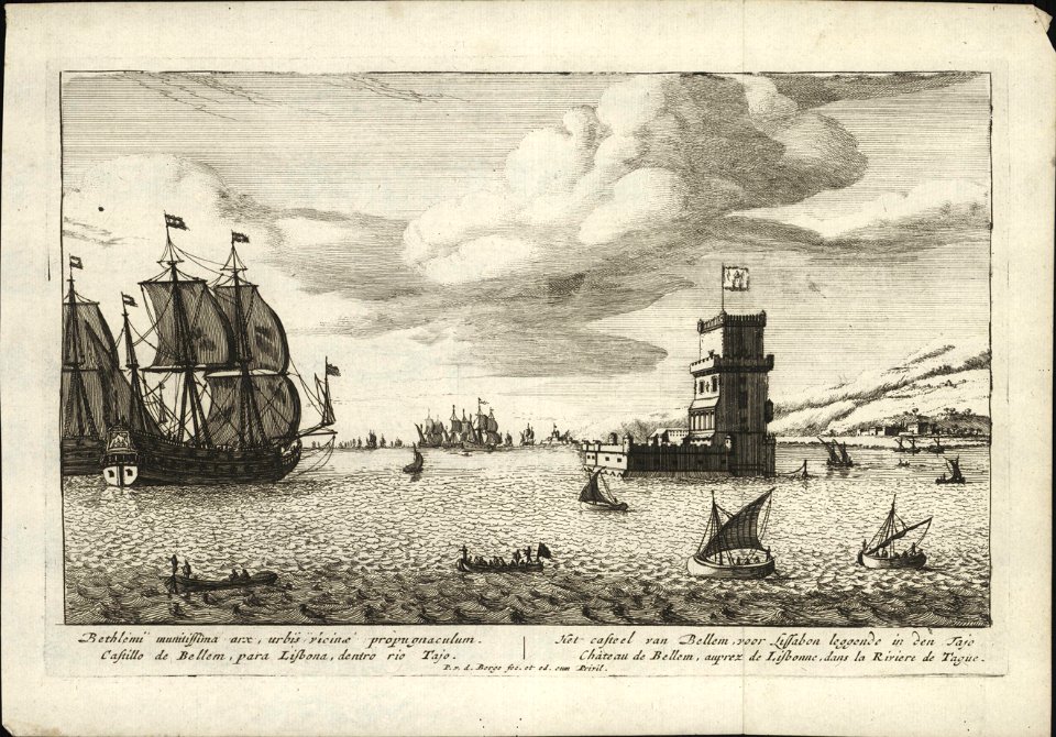 De toren van Belem bij Lissabon, objectnr A 57167