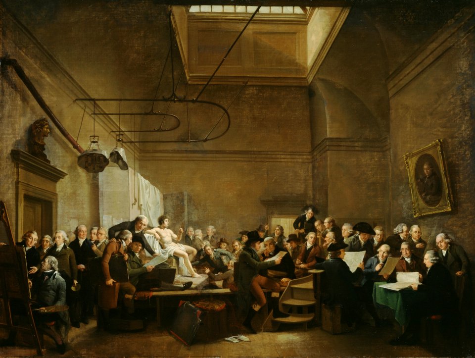 De tekenzaal van de Maatschappij Felix Meritis Rijksmuseum SK-C-538
