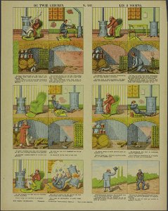 De twee geburen-Catchpenny print-Borms 0339