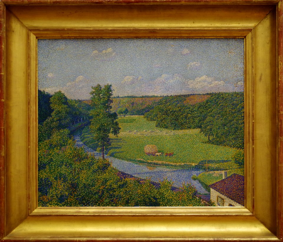 De vallei van de Samber Theo Van Rysselberghe 1890