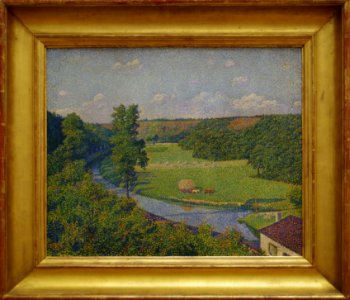De vallei van de Samber Theo Van Rysselberghe 1890