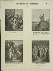 De twaalfjarige Jezus in den tempel-Catchpenny print-Borms 0454