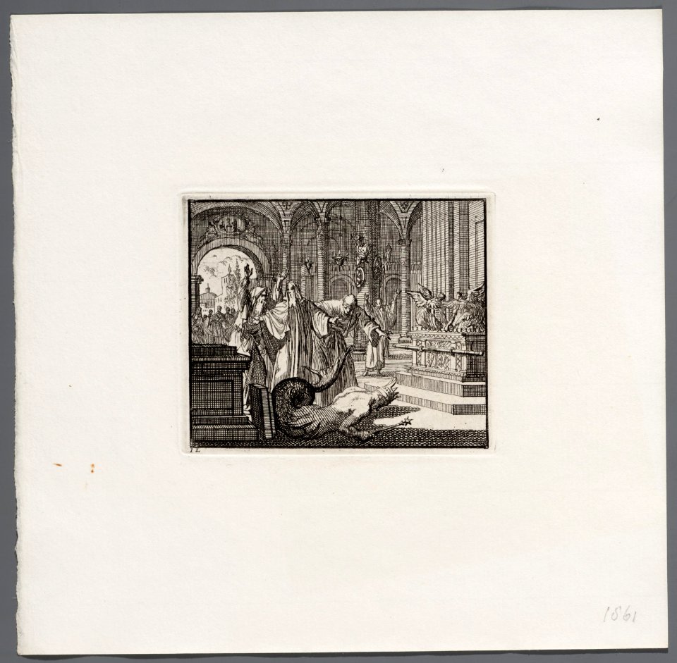 De verbondsark in de tempel van Dagon, objectnr A 47998