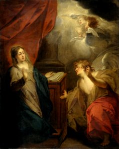 De verkondiging aan Maria Rijksmuseum SK-C-1636