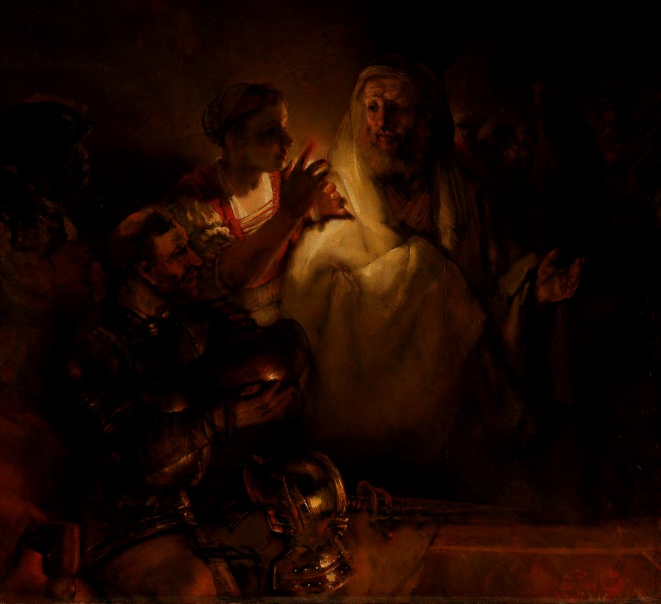 De verloochening van Petrus Rijksmuseum SK-A-3137