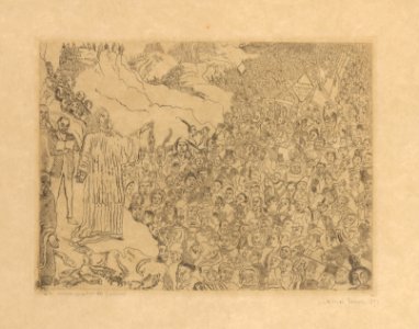 De vermenigvuldiging van de vissen, James Ensor, Mu.ZEE Oostende, SM001427