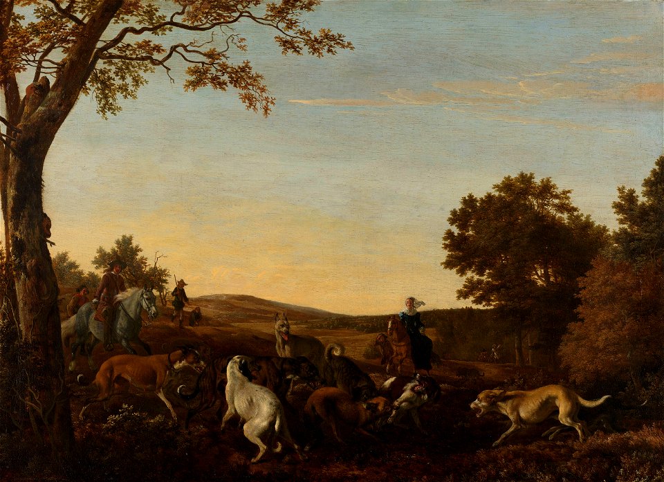 De vossenjacht Rijksmuseum SK-A-1858