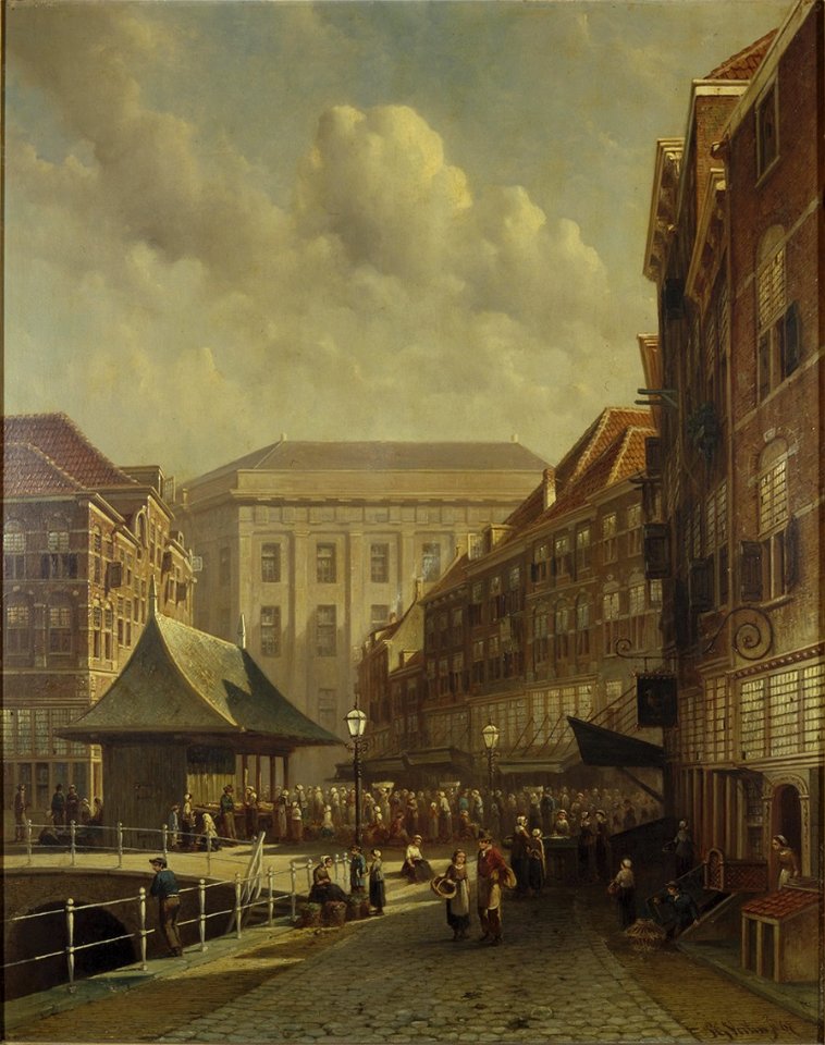 De Vismarkt te Utrecht Centraal Museum 2277
