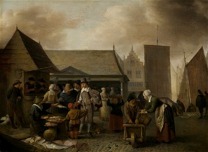 De vismarkt Rijksmuseum SK-C-227