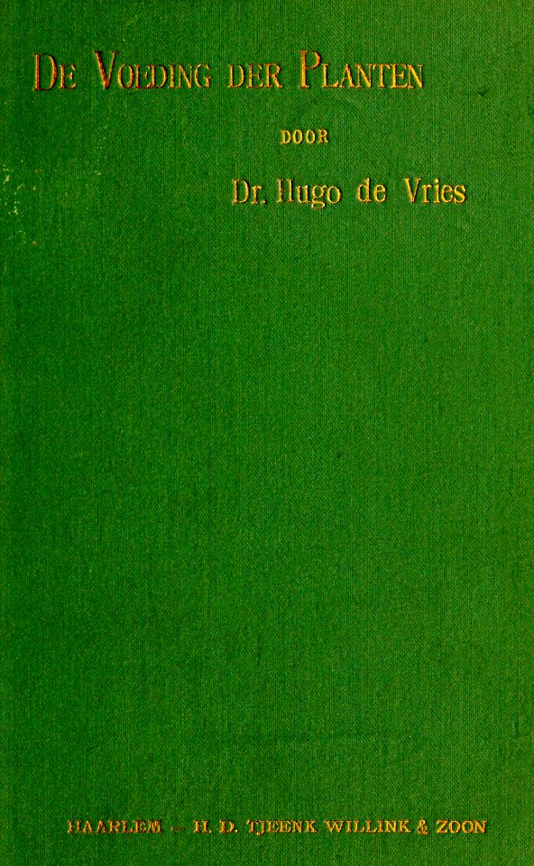 De voeding der planten (1886) - cover