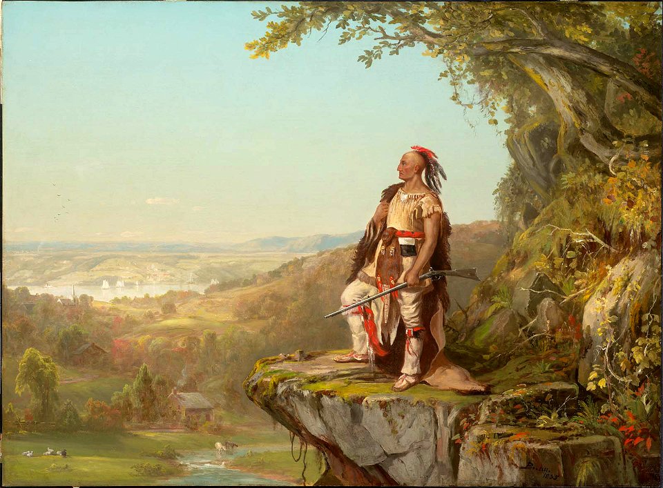 De Witt Clinton Boutelle - Indian Surveying a Landscape - 47.1223 - Museum of Fine Arts