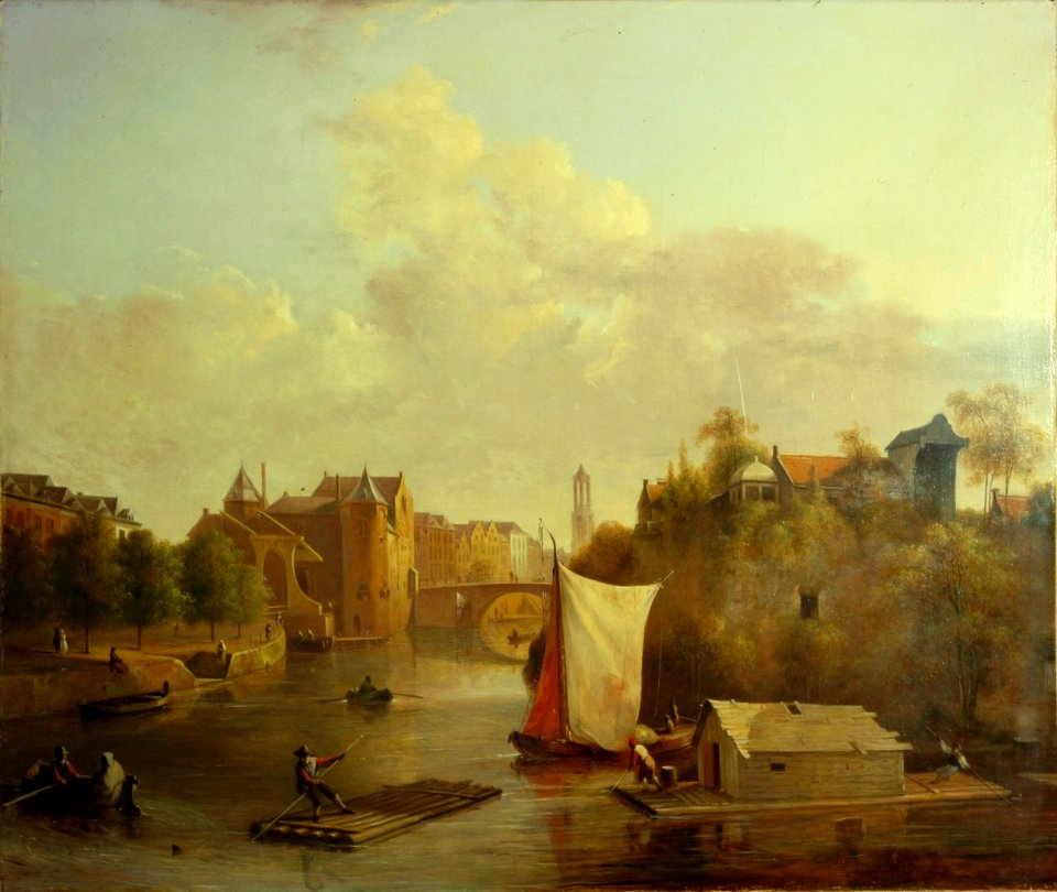 De Weerdpoort met omgeving te Utrecht Centraal Museum 2204