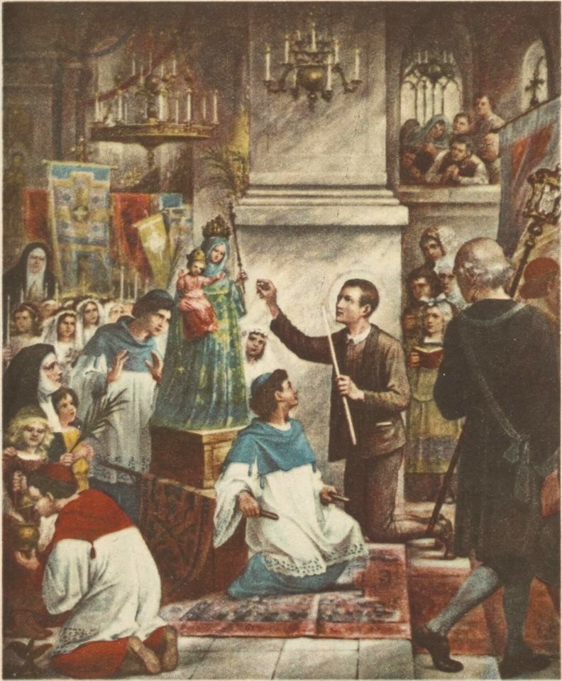 De Volks-Missionaris vol 043 no 011 bijlage Sint Gerardus' geestelijke verloving met de Madonna