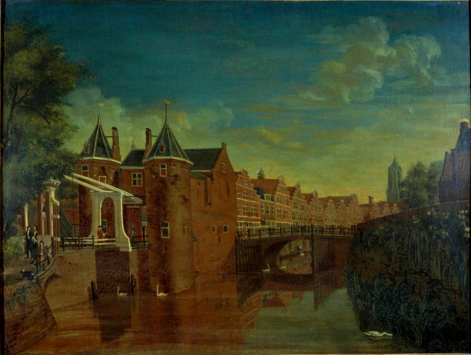 De Weerdpoort met de Zandbrug te Utrecht Centraal Museum 2287