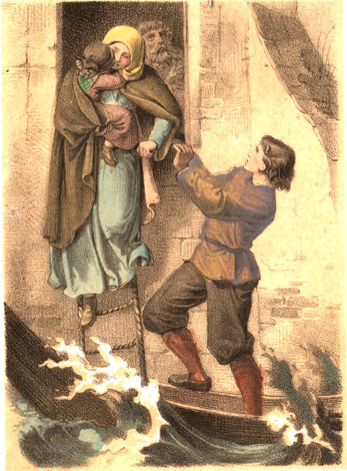 Die Grossmutter im Kreise ihrer Enkel von Franz Hoffmann (Zweite Auflage) Wilhelm Nitzschke Stuttgart (2)