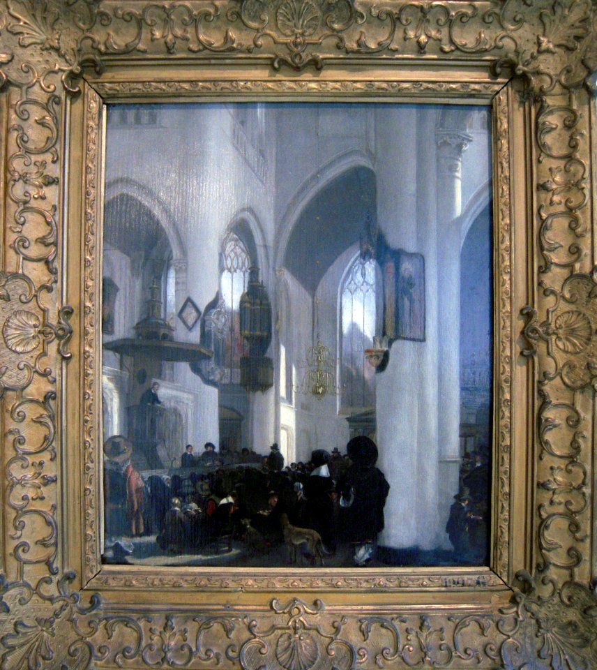 De Witte, Interior of a Gothic Church