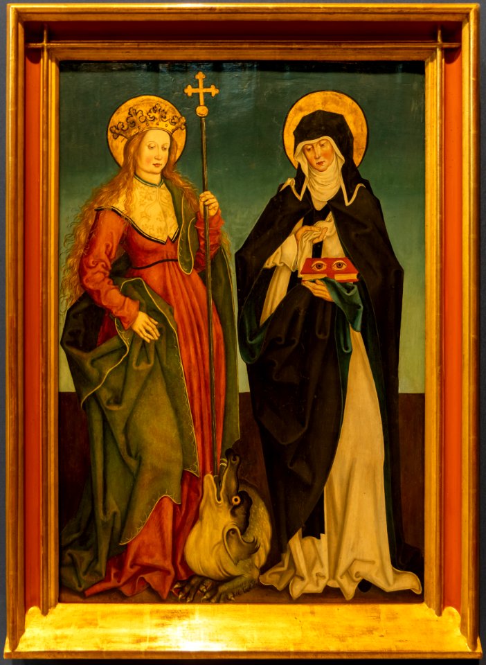 Die Heiligen Margareta und Ottilia-Inzigkofener Altar-WUS04428 - Free ...