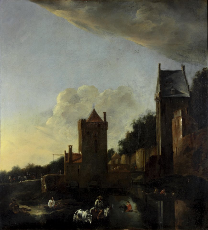 De Wittevrouwenpoort met omgeving te Utrecht Centraal Museum 2530