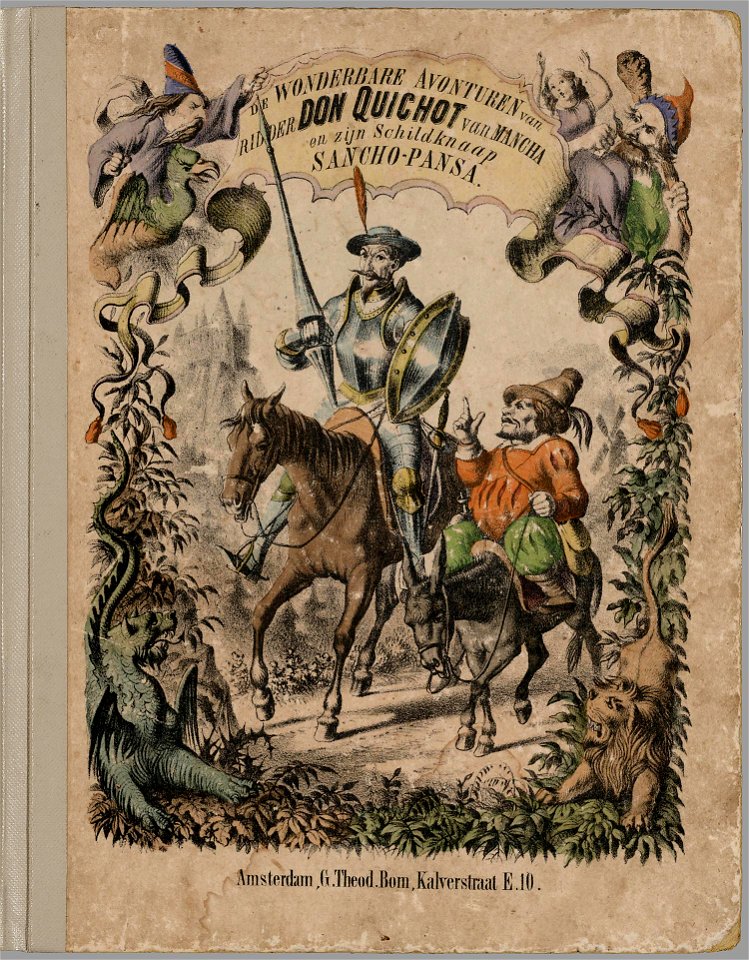 De wonderbare avonturen van ridder Don Quichot van Mancha - PPN 865843163 - Image 1