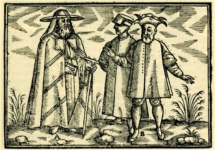 Die Mannßpersonen unter der gemeinen Poefel gehen gar schlecht und liederliche bekleidet - Schweigger Salomon - 1608