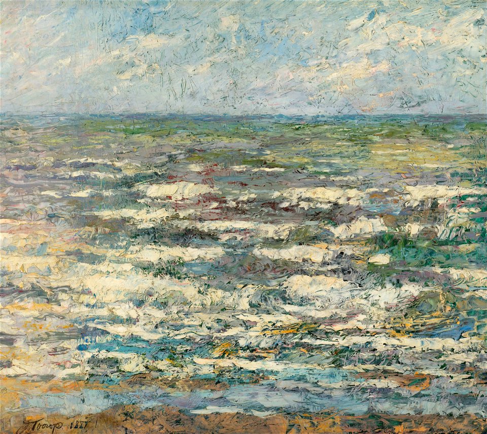De zee bij Katwijk Rijksmuseum SK-A-4226