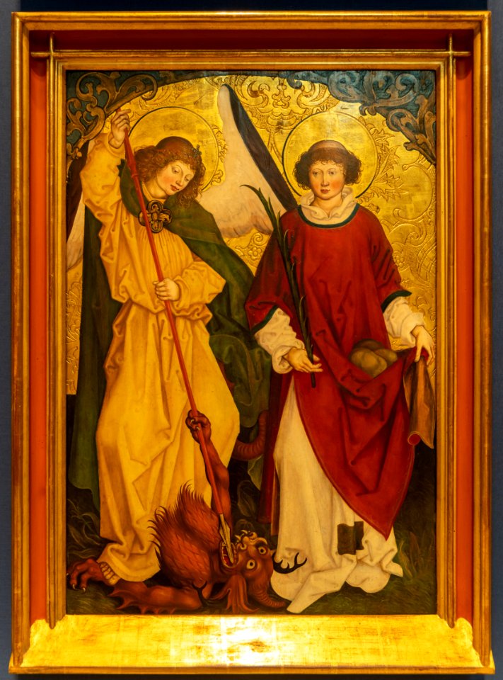 Die Heiligen Michael und Stephanus-Inzigkofener Altar-WUS04432