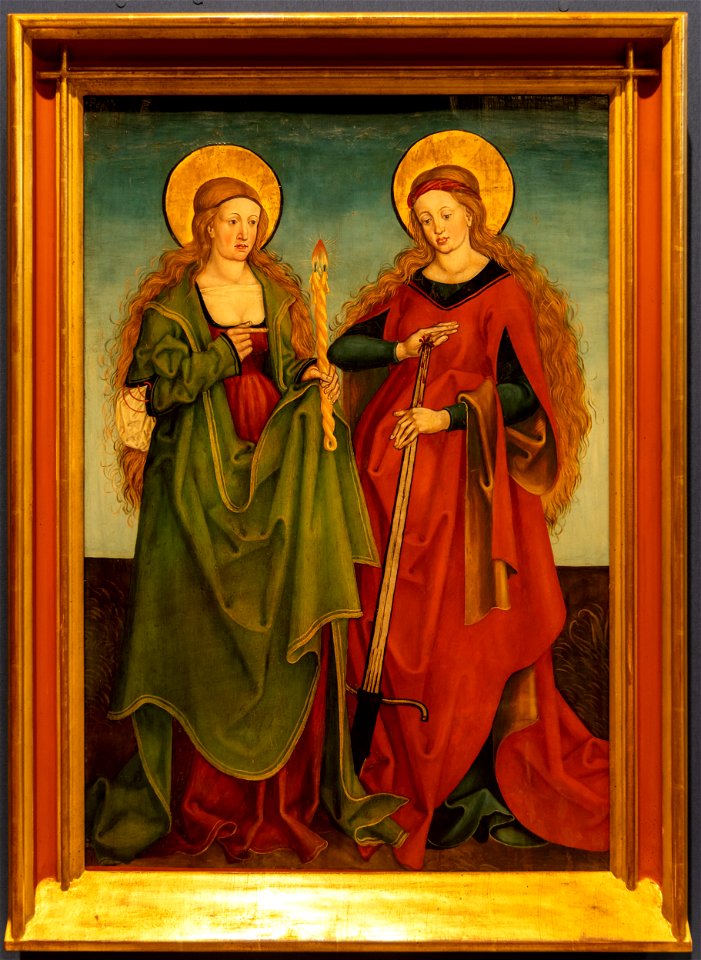 Die Heiligen Genoveva und Lucia-Inzigkofener Altar-WUS04435