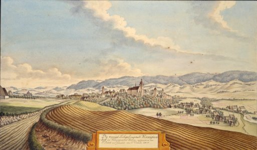 Die koenigl. Leibgedingstadt Koeniginnhof im Koeniggraetzer Kreise, aufgenommen von J. Rodek und gemahlt von J. Venuto 1805